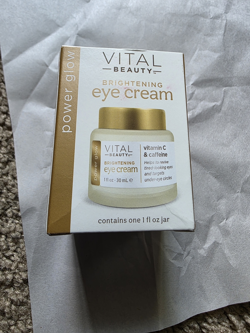 Brightening Eye Cream - Gold & White